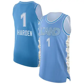 Cleveland Cavaliers Men's James Harden Light Blue Authentic 2024/25 City Edition Jersey