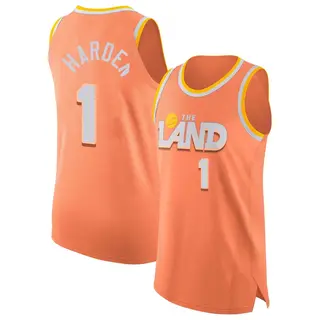 Cleveland Cavaliers Men's James Harden Orange Authentic 2025/26 City Edition Jersey