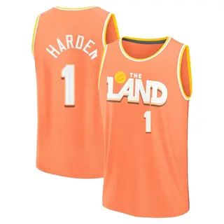 Cleveland Cavaliers Men's James Harden Orange Fast Break 2025/26 City Edition Jersey
