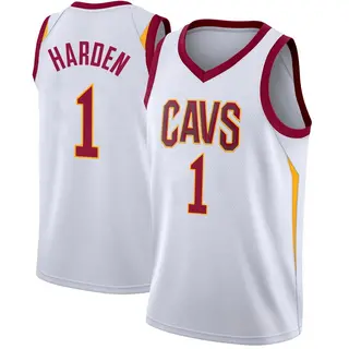 Cleveland Cavaliers Men's James Harden White Swingman Jersey - Association Edition