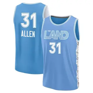Cleveland Cavaliers Men's Jarrett Allen Light Blue Fast Break 2024/25 City Edition Jersey
