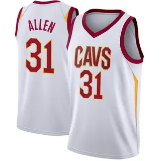 Cleveland Cavaliers Men's Jarrett Allen White Swingman Jersey - Association Edition