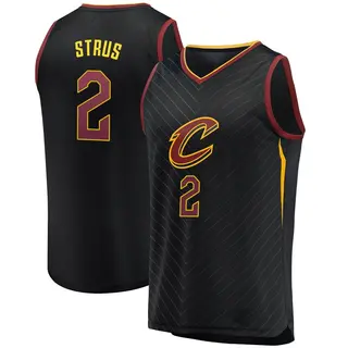 Cleveland Cavaliers Men's Max Strus Black Fast Break Jersey - Statement Edition