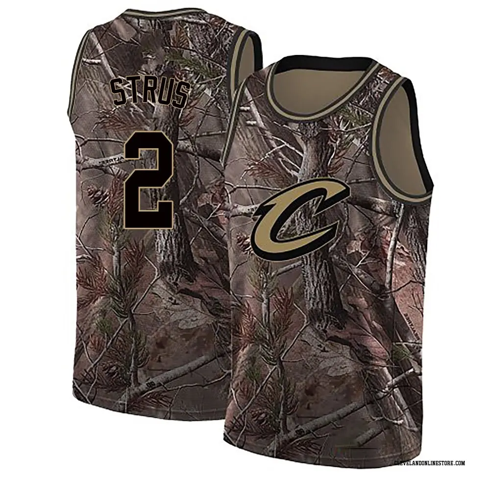 Cleveland Cavaliers Men's Max Strus Camo Swingman Realtree Collection Jersey