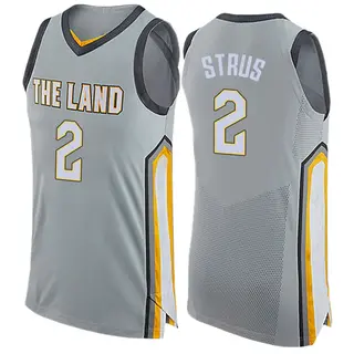 Cleveland Cavaliers Men's Max Strus Gray Swingman Jersey - City Edition