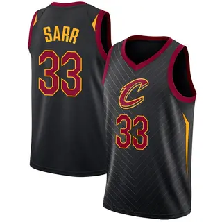 Cleveland Cavaliers Men's Olivier Sarr Black Swingman Jersey - Statement Edition