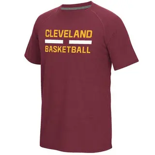 Cleveland Cavaliers Men's On-Court Climalite Ultimate T-Shirt - Burgundy