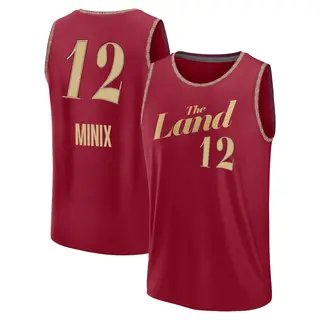 Cleveland Cavaliers Men's Riley Minix Fast Break Wine 2023/24 City Edition Jersey