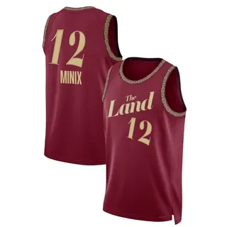 Cleveland Cavaliers Men's Riley Minix Swingman Wine 2023/24 City Edition Jersey