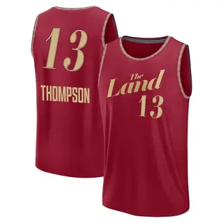 Cleveland Cavaliers Men's Tristan Thompson Fast Break Wine 2023/24 City Edition Jersey