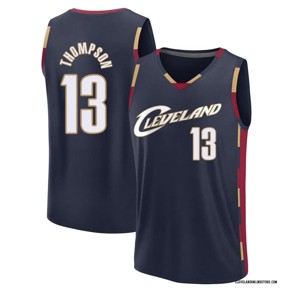 Cleveland Cavaliers Men's Tristan Thompson Navy Fast Break Classic Edition Jersey