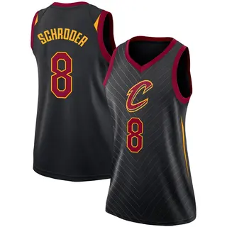 Cleveland Cavaliers Women's Dennis Schroder Black Swingman Jersey - Statement Edition