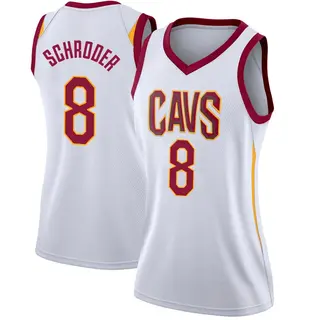 Cleveland Cavaliers Women's Dennis Schroder White Swingman Jersey - Association Edition