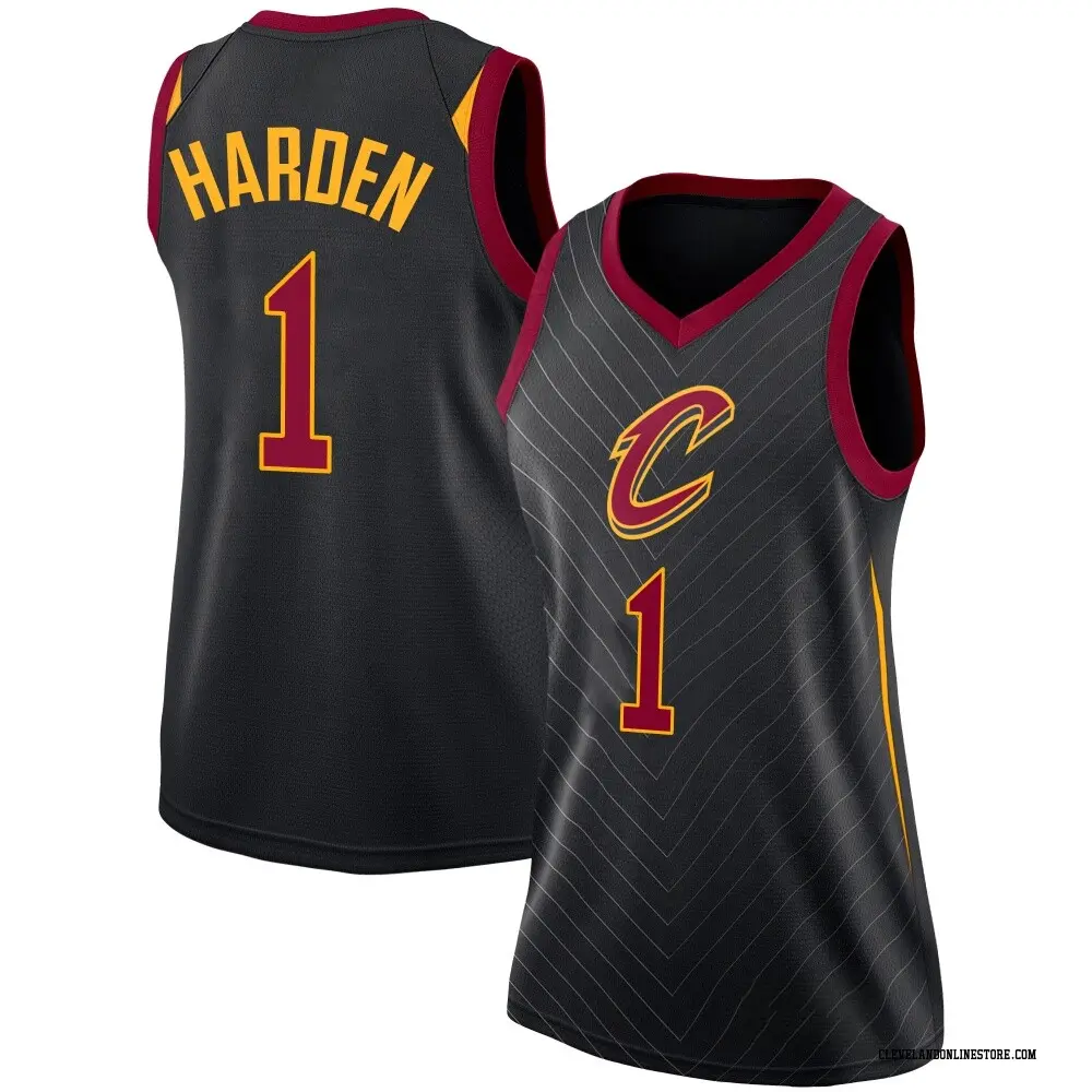 Cleveland Cavaliers Women's James Harden Black Swingman Jersey - Statement Edition