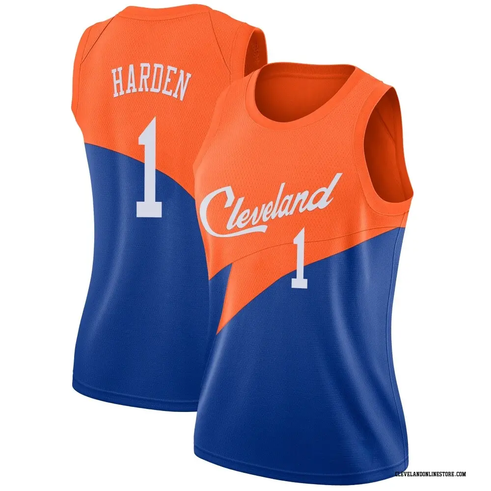 Cleveland Cavaliers Women's James Harden Blue Swingman 2018/19 Jersey - City Edition