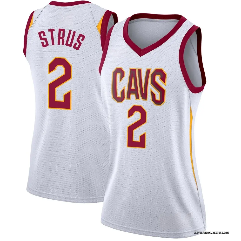 Cleveland Cavaliers Women's Max Strus White Swingman Jersey - Association Edition