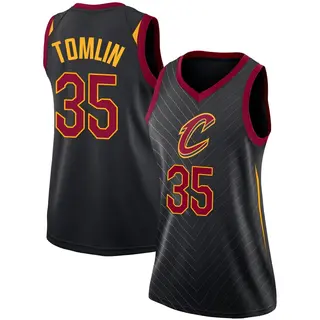Cleveland Cavaliers Women's Nae'Qwan Tomlin Black Swingman Jersey - Statement Edition
