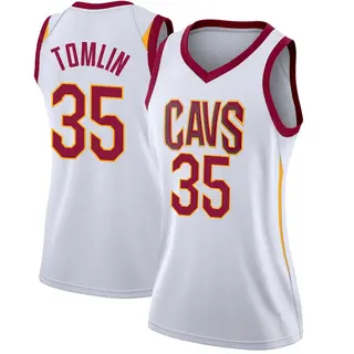 Cleveland Cavaliers Women's Nae'Qwan Tomlin White Swingman Jersey - Association Edition