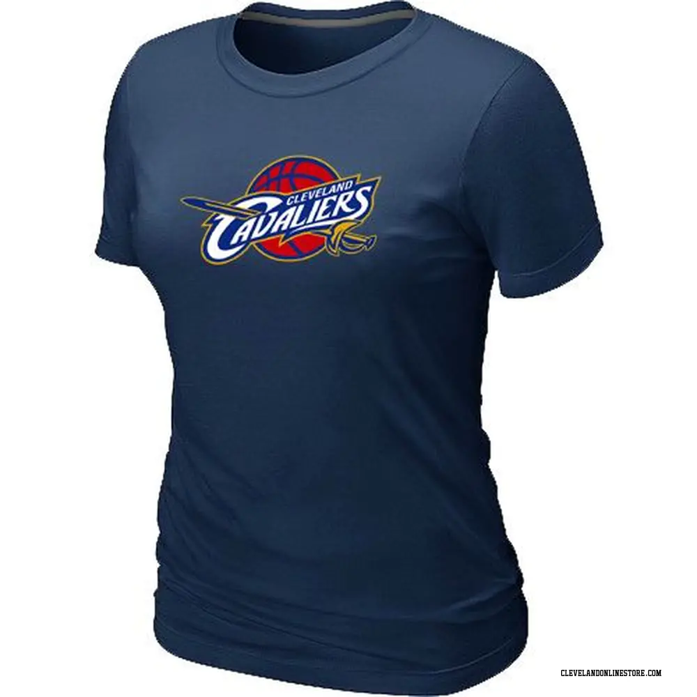 Cleveland Cavaliers Women's Navy Big & Tall Primary Logo T-Shirt -