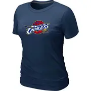 Cleveland Cavaliers Women's Navy Big & Tall Primary Logo T-Shirt -