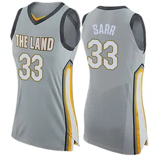 Cleveland Cavaliers Women's Olivier Sarr Gray Swingman Jersey - City Edition