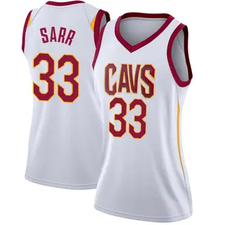 Cleveland Cavaliers Women's Olivier Sarr White Swingman Jersey - Association Edition