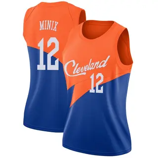 Cleveland Cavaliers Women's Riley Minix Blue Swingman 2018/19 Jersey - City Edition