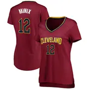 Cleveland Cavaliers Women's Riley Minix Fast Break Wine Jersey - Icon Edition
