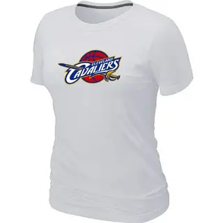 Cleveland Cavaliers Women's White Big & Tall Primary Logo T-Shirt -