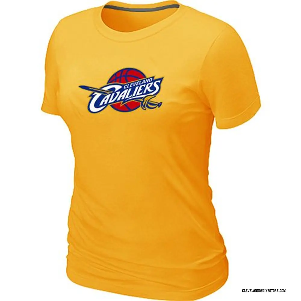 Cleveland Cavaliers Women's Yellow Big & Tall Primary Logo T-Shirt -