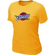 Cleveland Cavaliers Women's Yellow Big & Tall Primary Logo T-Shirt -