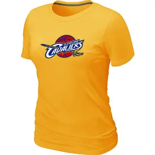Cleveland Cavaliers Women's Yellow Big & Tall Primary Logo T-Shirt -