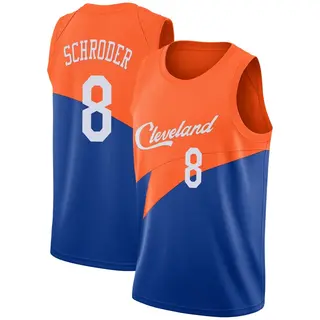 Cleveland Cavaliers Youth Dennis Schroder Blue Swingman 2018/19 Jersey - City Edition