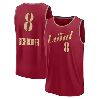 Cleveland Cavaliers Youth Dennis Schroder Fast Break Wine 2023/24 City Edition Jersey