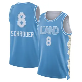 Cleveland Cavaliers Youth Dennis Schroder Light Blue Swingman 2024/25 City Edition Jersey