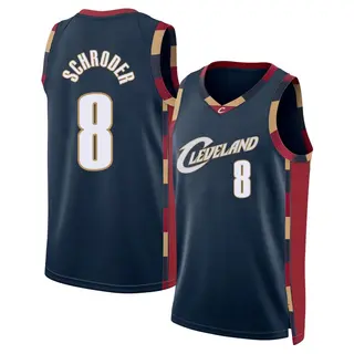 Cleveland Cavaliers Youth Dennis Schroder Navy Swingman Classic Edition Jersey