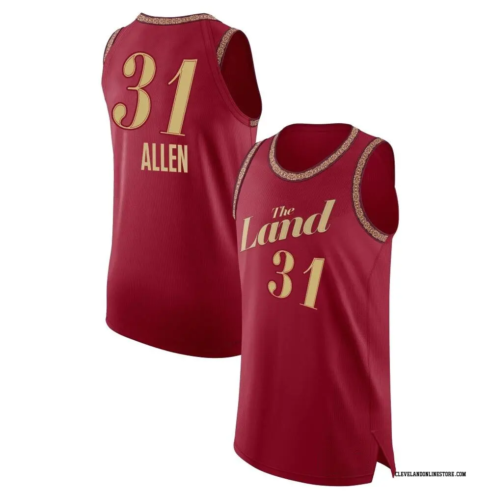 Cleveland Cavaliers Youth Jarrett Allen Authentic Wine 2023/24 City Edition Jersey
