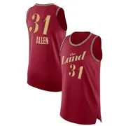 Cleveland Cavaliers Youth Jarrett Allen Authentic Wine 2023/24 City Edition Jersey