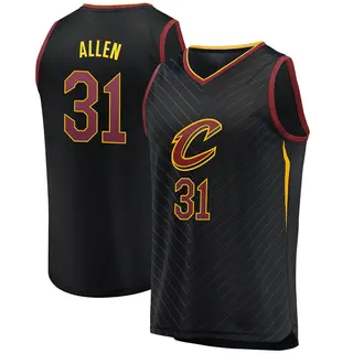 Cleveland Cavaliers Youth Jarrett Allen Black Fast Break Jersey - Statement Edition