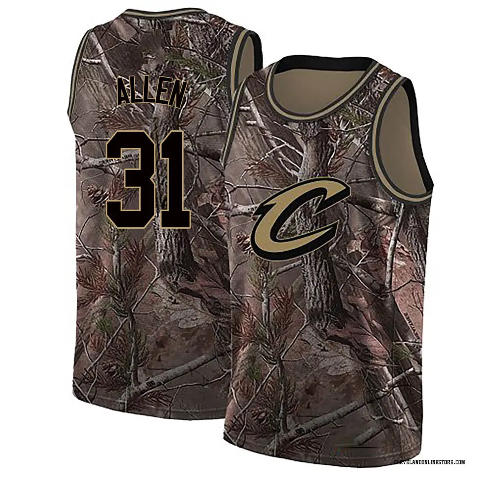 Cleveland Cavaliers Youth Jarrett Allen Camo Swingman Realtree Collection Jersey