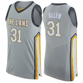 Cleveland Cavaliers Youth Jarrett Allen Gray Swingman Jersey - City Edition