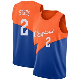 Cleveland Cavaliers Youth Max Strus Blue Swingman 2018/19 Jersey - City Edition