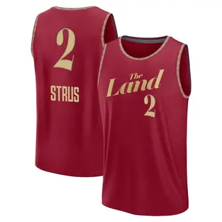 Cleveland Cavaliers Youth Max Strus Fast Break Wine 2023/24 City Edition Jersey