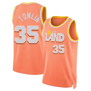 Cleveland Cavaliers Youth Nae'Qwan Tomlin Orange Swingman 2025/26 City Edition Jersey