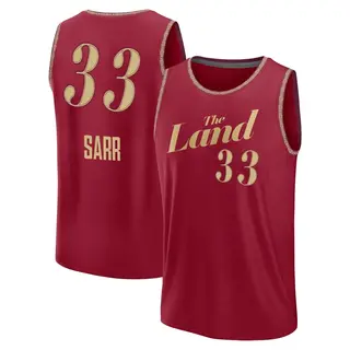 Cleveland Cavaliers Youth Olivier Sarr Fast Break Wine 2023/24 City Edition Jersey