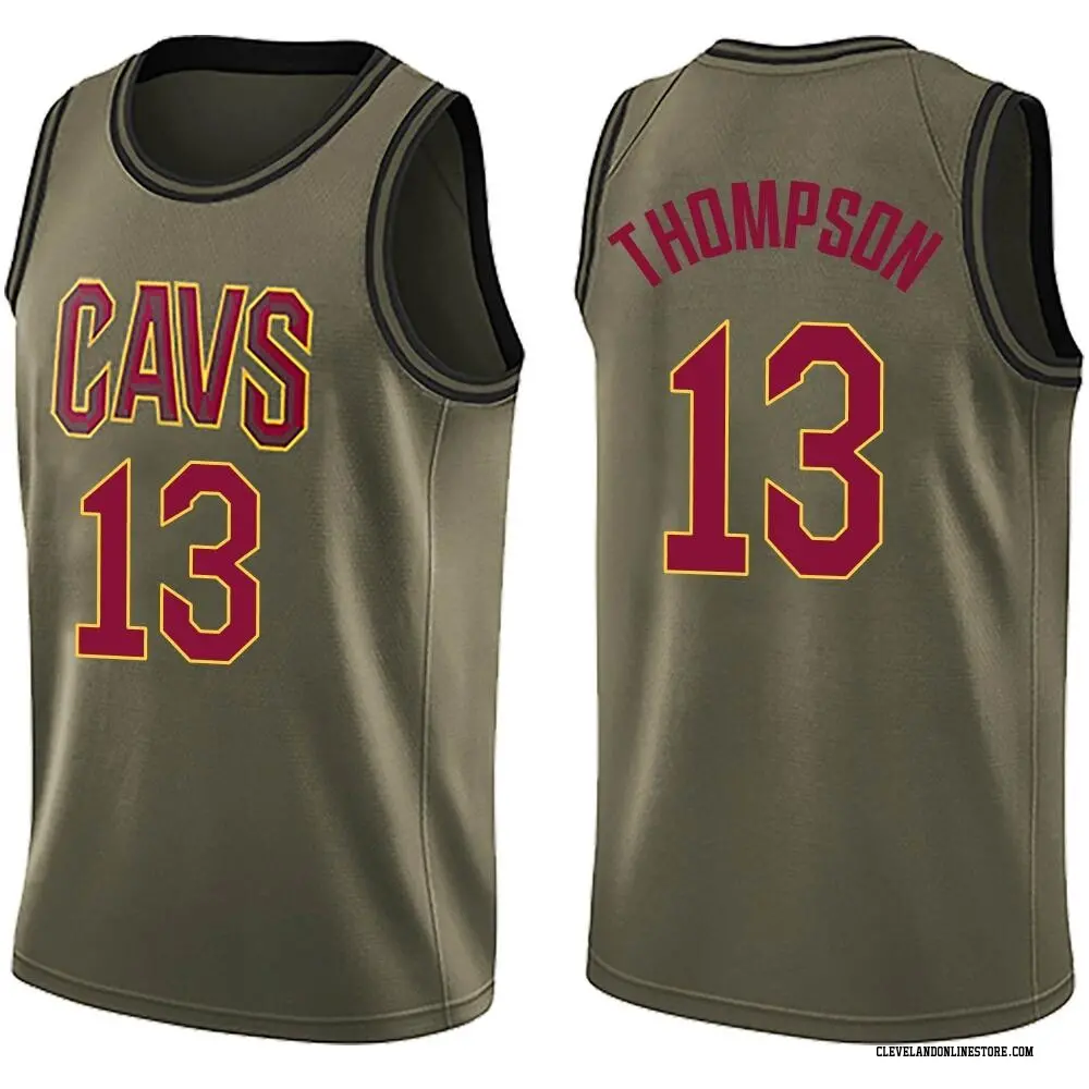 Cleveland Cavaliers Youth Tristan Thompson Green Swingman Salute to Service Jersey